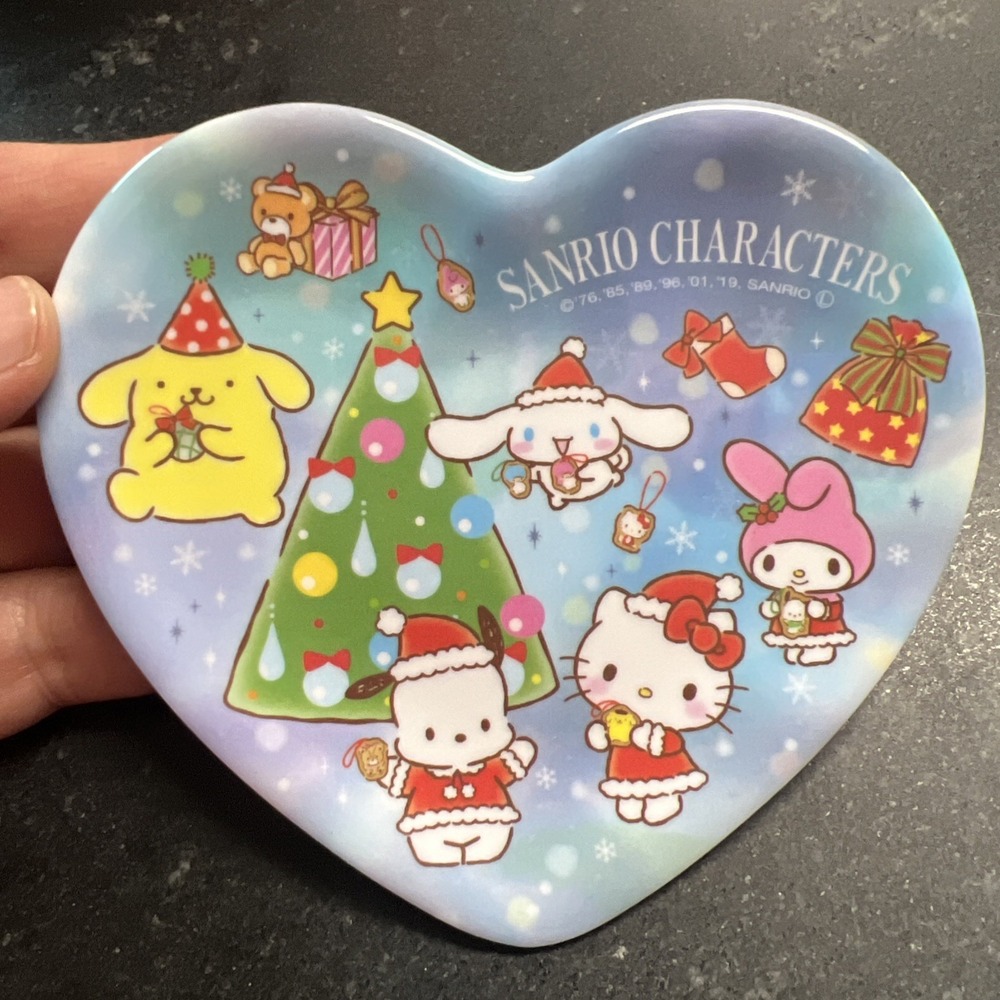 Brand New Doki Doki Crate December 2019 Sanrio Characters Mini Heart Plate‎